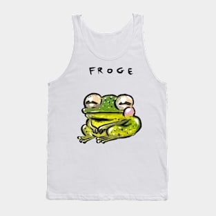 Small, cute, sitting frog Tank Top